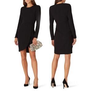 Black Halo vana Faux Wrap Sheath Size 16